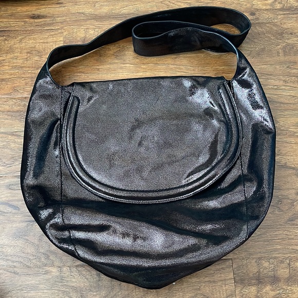 Halston Heritage Bags New Halston Heritage Metallic Silver Leather